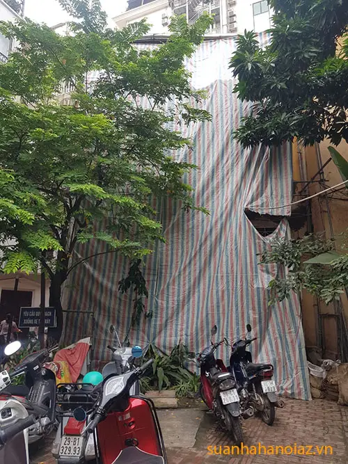 Che chắn bạt phủ công trình cẩn thận